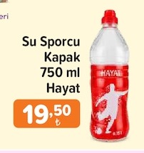 Su Sporcu Kapak 750 Ml Hayat