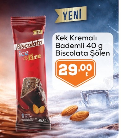 Kek Kremalı Bademli 40 G Biscolata Şölen