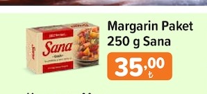Margarin Paket 250 G Sana