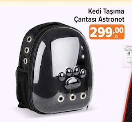 Kedi Taşıma Çantası Astronot