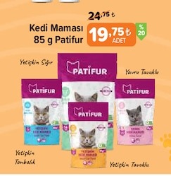 Kedi Maması 85 G Patifur