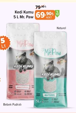 Kedi Kumu 5 L Mr. Paw