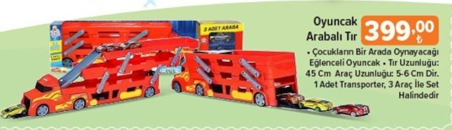 Oyuncak Arabalı Tır