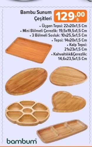 Bambu Sunum Çeşitleri