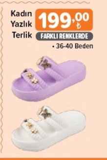 Kadın Yazlık Terlik