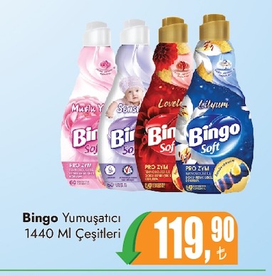 Bingo Yumuşatıcı 1440 Ml Çeşitleri