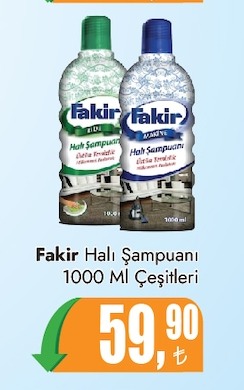 Fakir Halı Şampuanı 1000 Ml Çeşitleri