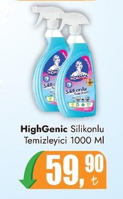 Highgenic Silikonlu Temizleyici 1000 Ml