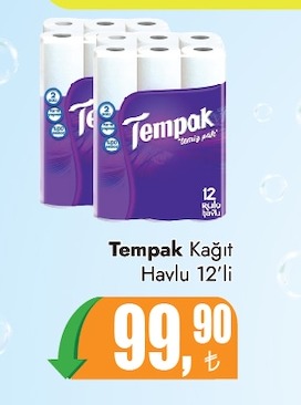 Tempak Kağıt Havlu 12'Li