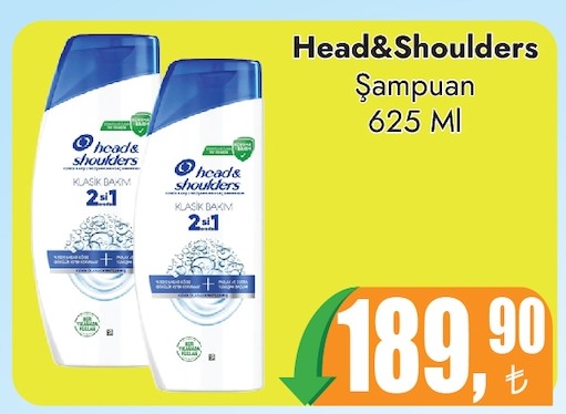 Head&Shoulders Şampuan 625 Ml