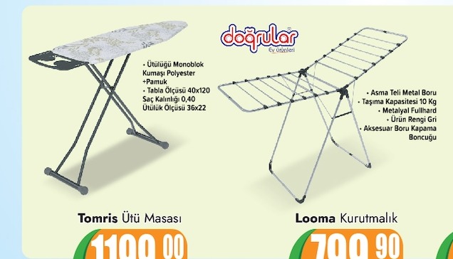 Tomris Ütü Masası