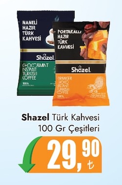 Shazel Türk Kahvesi 100 Gr Çeşitleri