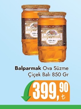 Balparmak Ova Süzme Çiçek Balı 850 Gr