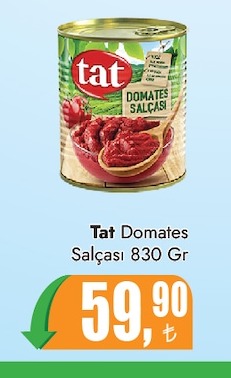 Tat Domates Salçası 830 Gr