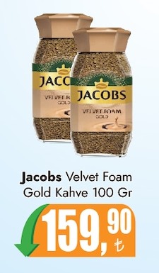 Jacobs Velvet Foam Gold Kahve 100 Gr
