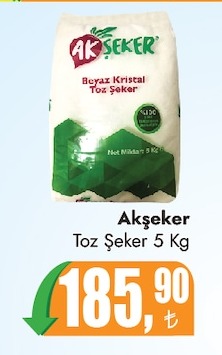 Akşeker Toz Şeker 5 Kg