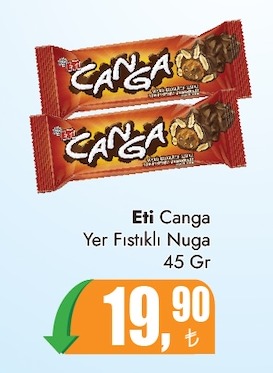 Eti Canga Yer Fıstıklı Nuga 45 Gr