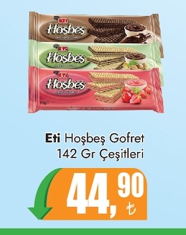 Eti Hoşbeş Gofret 142 Gr Çeşitleri