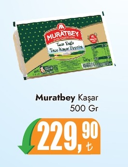 Muratbey Kaşar 500 Gr