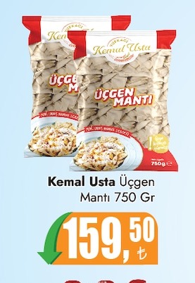 Kemal Usta Üçgen Mantı 750 Gr