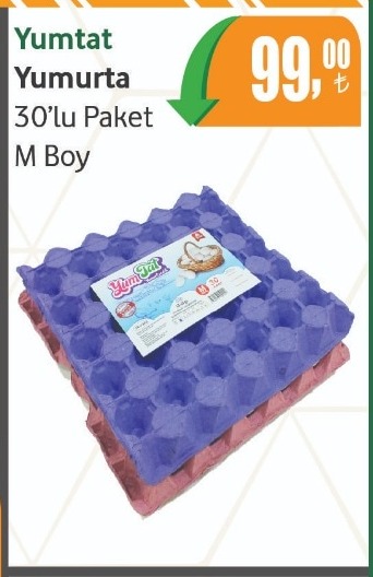 Yumtat Yumurta 30'Lu Paket M Boy