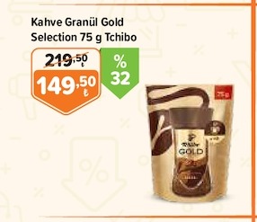 Kahve Granül Gold Selection 75 G Tchibo