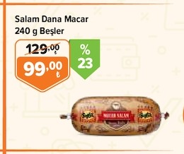Salam Dana Macar 240 G Beşler
