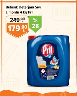 Bulaşık Deterjanı Sıvı Limonlu 4 Kg Pril