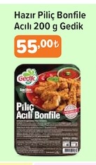 Hazır Piliç Bonfile Acılı 200 G Gedik