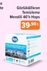 Gözlük&Ekran Temizleme Mendili 40'Lı