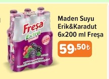 Maden Suyu Erik&Karadut 6X200 Ml