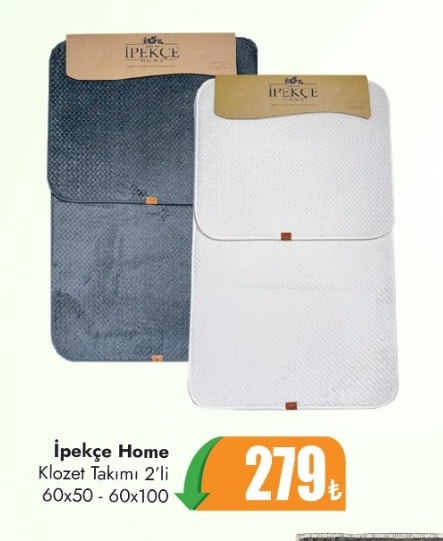 İpekçe Home Klozet Takımı 2'Li 60X50 - 60X100