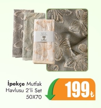İpekçe Mutfak Havlusu 2'Li Set
