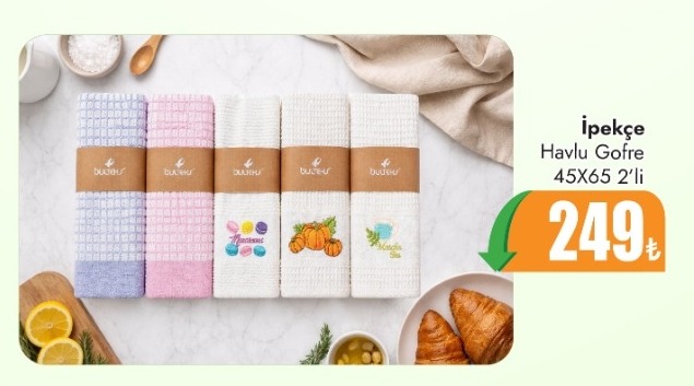 İpekçe Havlu Gofre