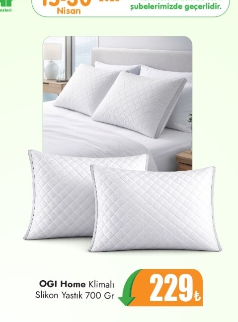 Ogi Home Klimalı Silikon Yastık 700 Gr