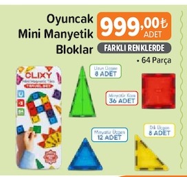 Oyuncak Mini Manyetik Bloklar