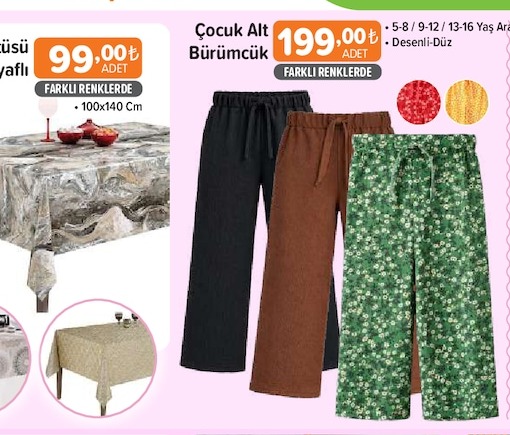 Çocuk Alt Bürümcük