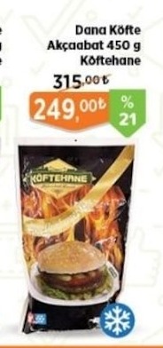 Dana Köfte Akçaabat 450 G Köftehane