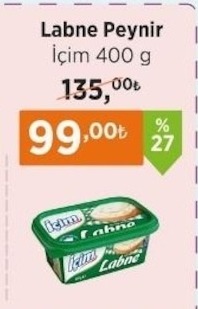 Içim Labne Peynir 400 G