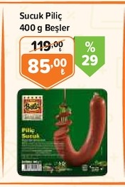Sucuk Piliç 400G Beşler