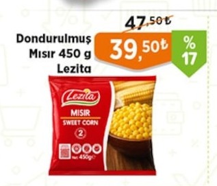 Lezita Dondurulmuş Mısır 450G