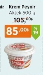 Krem Peynir Aktek 500G