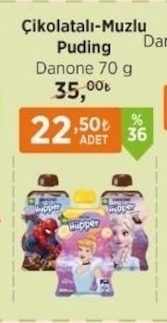 Çikolatalı-Muzlu Puding Danone 70 G