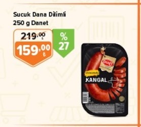 Danet Sucuk Dana Dilimli 250G