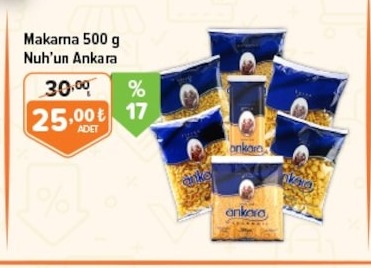 Nuh'Un Ankara Makarna 500G