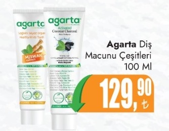 Agarta Diş Macunu Çeşitleri 100 Ml