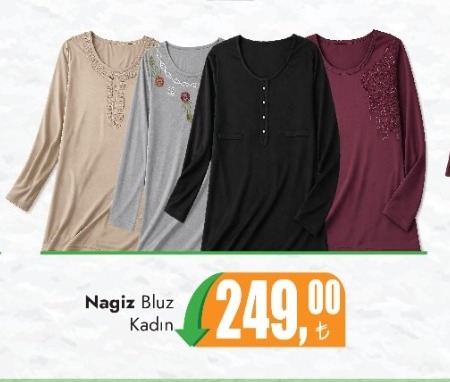 Nagiz Bluz Kadın