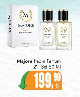 Majore Kadın Parfüm 2'Li Set 50 Ml