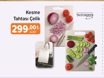 Kesme Tahtası Çelik 1 Adet