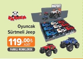 Oyuncak Sürtmeli Jeep 1 Adet